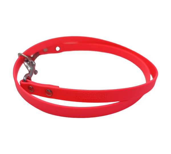 Attache rose fluo pour pierre à sel en Biothane – Cheval – Urban Pet Factory
