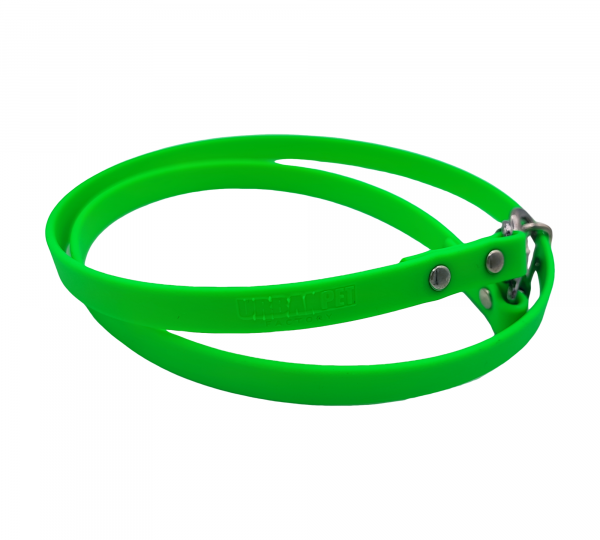 Attache verte fluo pour pierre à sel en Biothane – Cheval – Urban Pet Factory