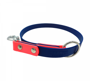 Attache pour pierre à sel bleu et rose fluo en Biothane – Cheval – Urban Pet Factory – 19 mm