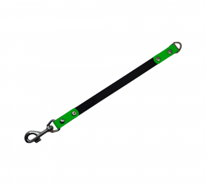 Coupleur pour chien en Biothane vert fluo et noir – Urban Pet Factory