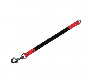 Coupleur pour chien en Biothane noir et rose – Urban Pet Factory