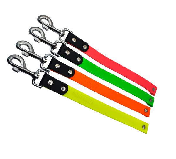 Poignées simples pour chien en Biothane 25mm – fluo – Urban Pet Factory