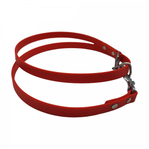 Attache pierre de sel rouge - 13mm