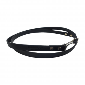 Attache pierre de sel noir - 13mm