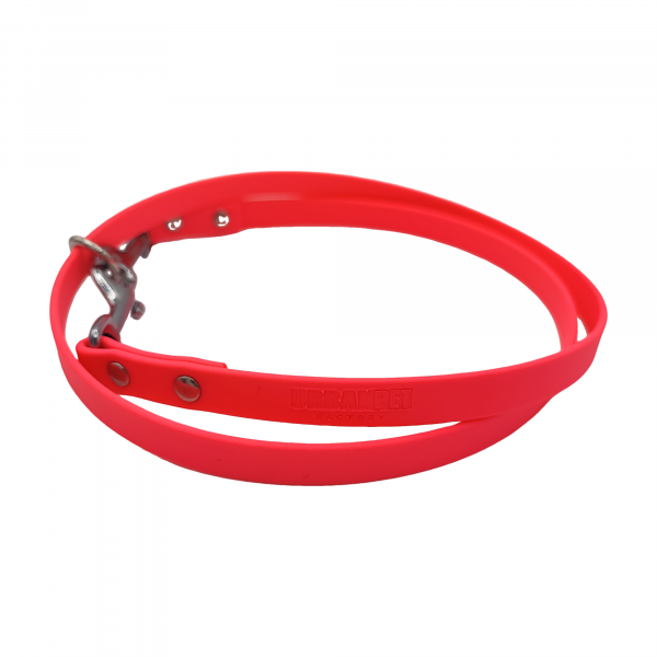 Attache pierre de sel rose fluo - 13mm
