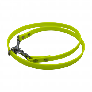 Attache pierre de sel jaune fluo - 13mm