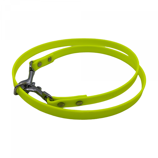 Attache pierre de sel jaune fluo - 13mm