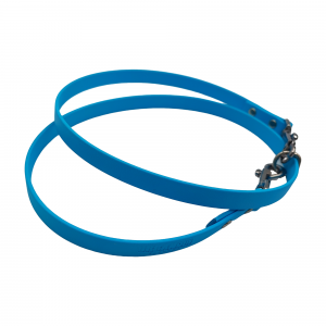 Attache pierre de sel bleu ciel - 13mm
