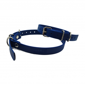 Collier L bleu marine - BASIC (boucle rouleau, sans œillet) - 19mm