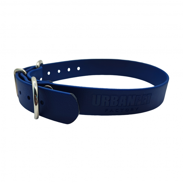 Collier L bleu marine - BASIC (boucle rouleau, sans œillet) - 25mm – Image 2