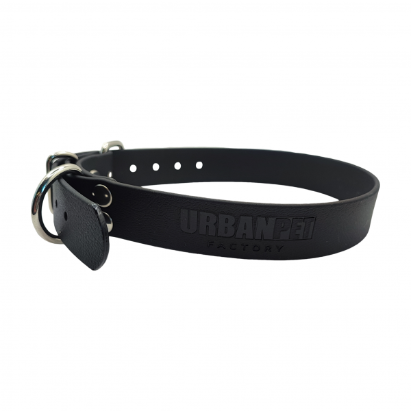 Collier L noir - BASIC (boucle rouleau, sans œillet) - 25mm – Image 2