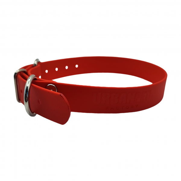 Collier XL rouge - BASIC (boucle rouleau, sans œillet) - 25mm – Image 2