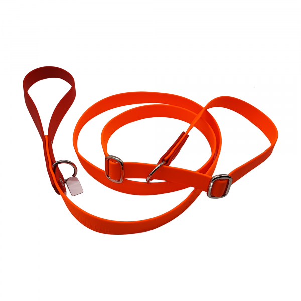 Laisse lasso orange et rouge