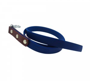 Longe sans poignée bleu marine et marron - 1m