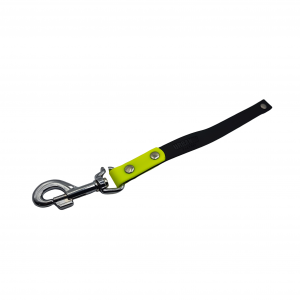 Poignée simple noir et jaune fluo - 19mm