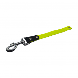 Poignée simple jaune fluo et noir - 25mm