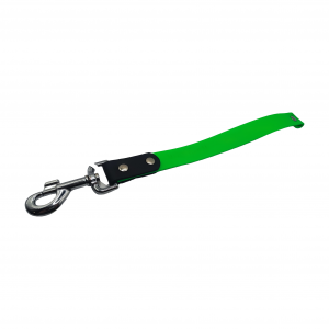 Poignée simple vert fluo et noir - 25mm